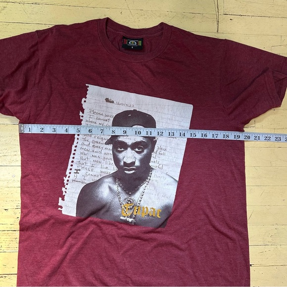 Vintage Cross Colours Men’s Tupac Untitled Lyrics T-shirt tee. Size S. - Picture 4 of 8